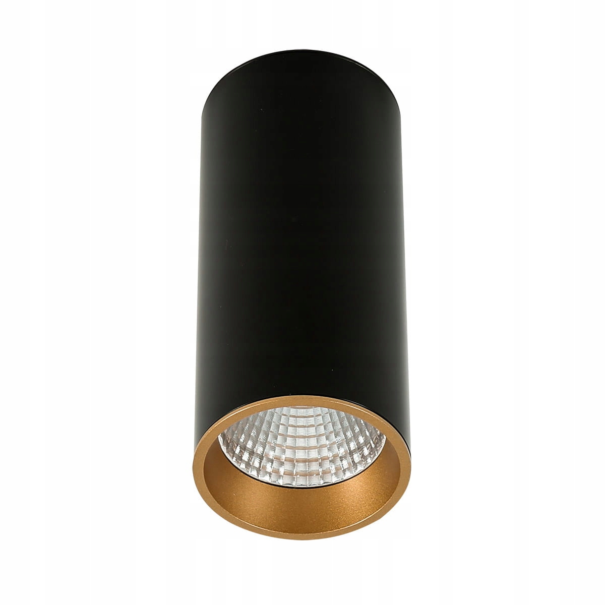 Stropní bodové Led svítidlo 12W černá zlatá trubka 20 cm 3000K Italux
