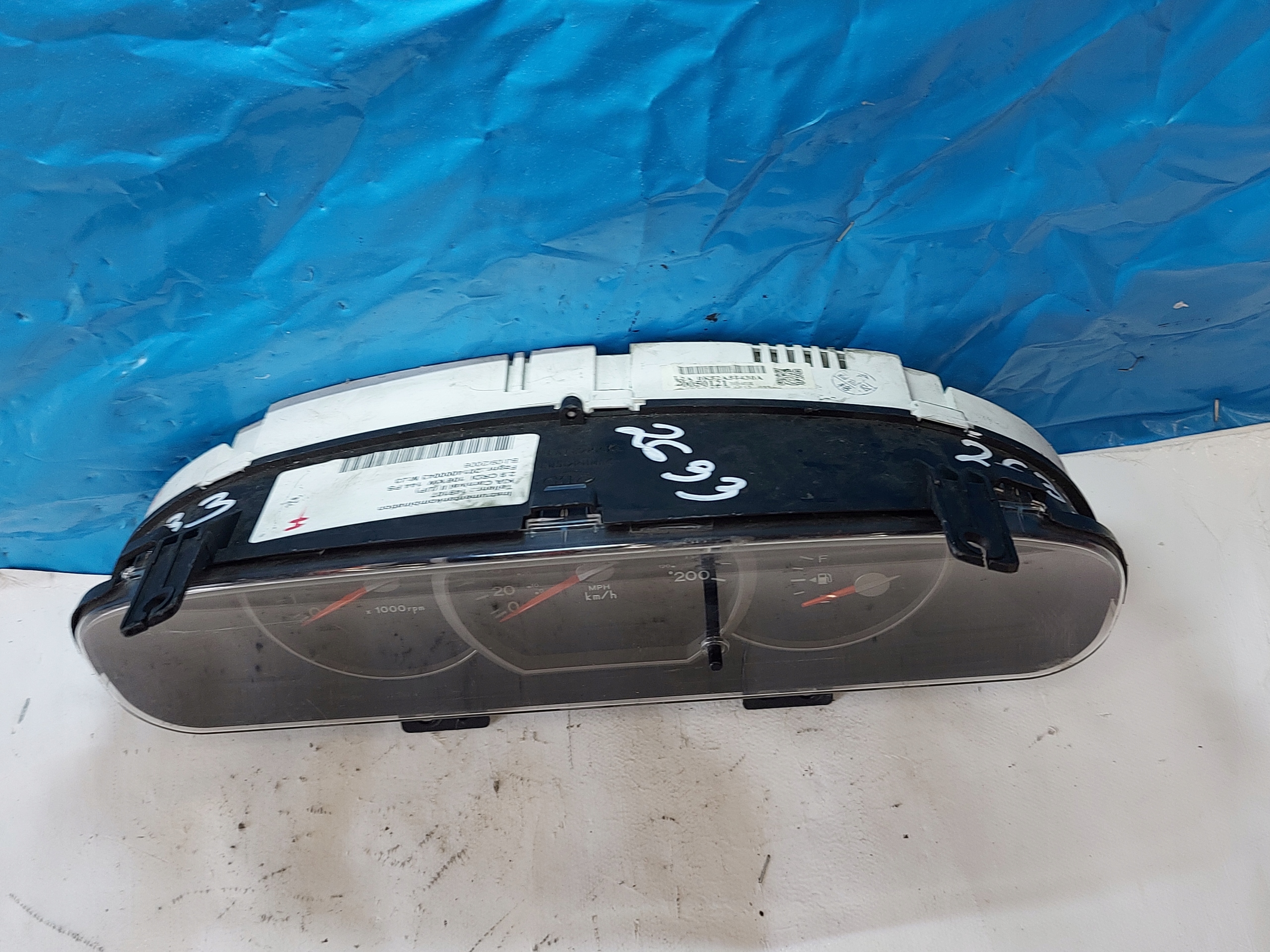 dials clock KIA CARNIVAL II 2.9 CRDI 20050121