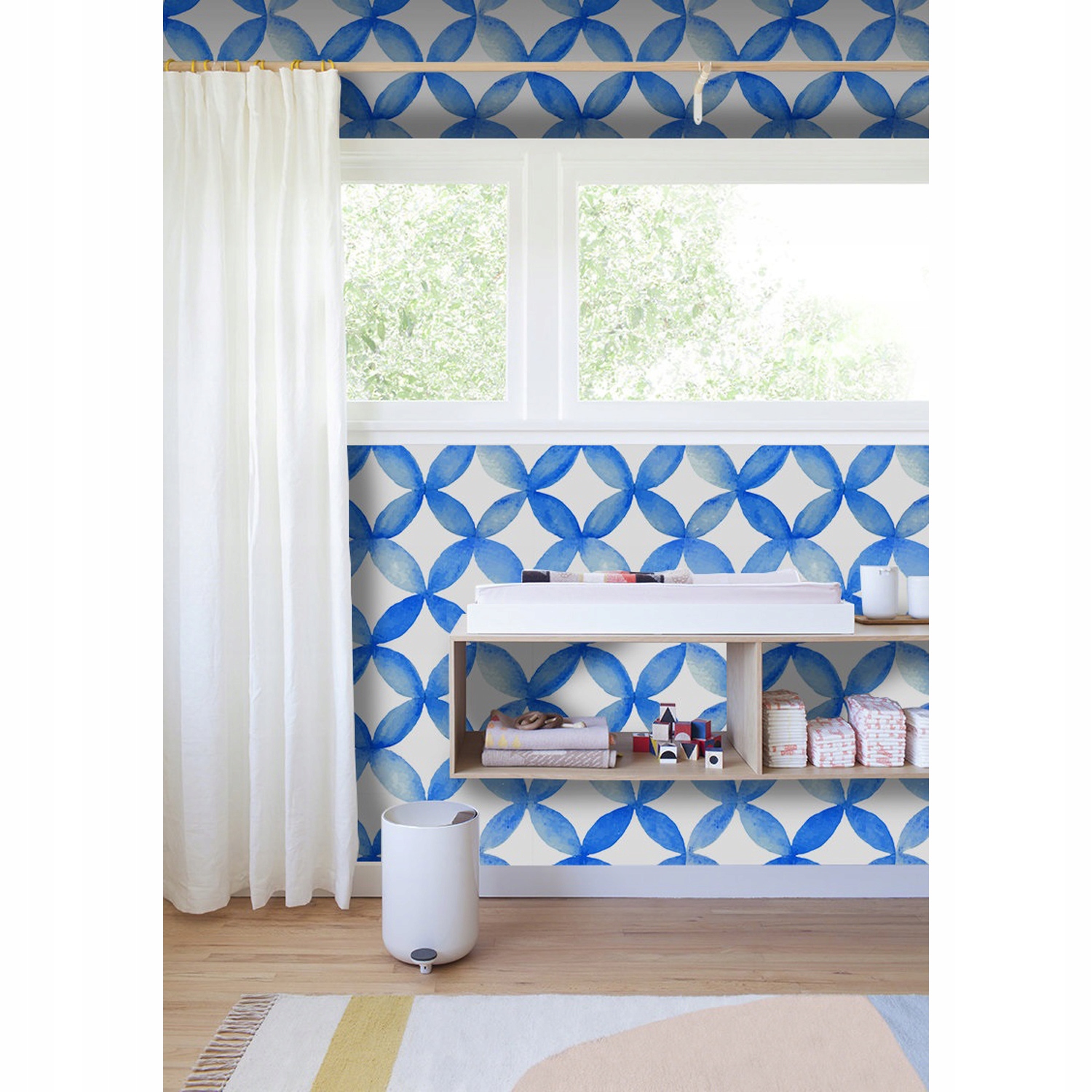 

Flizelinowa fototapeta Niebieska akwarela 152x104