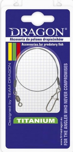 Dragon Przypon Titanium Wire 40cm 5kg Ultra Wytrzymały