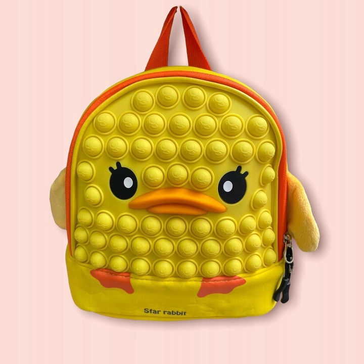 PLECAK POP IT SENSORYCZNY ZABAW PRZEDSZKOLE SZKOŁA Typ jednokomorowy