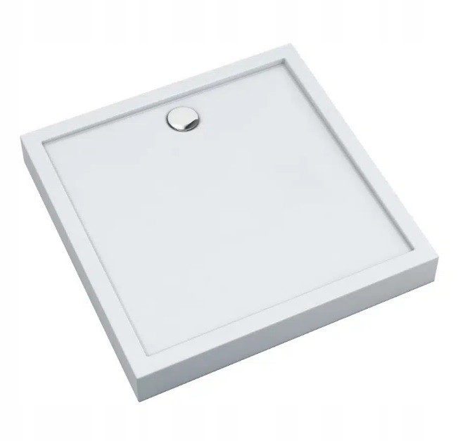 Brodzik kwadratowy Cameron 90x90 Schedpol Schedline, biały
