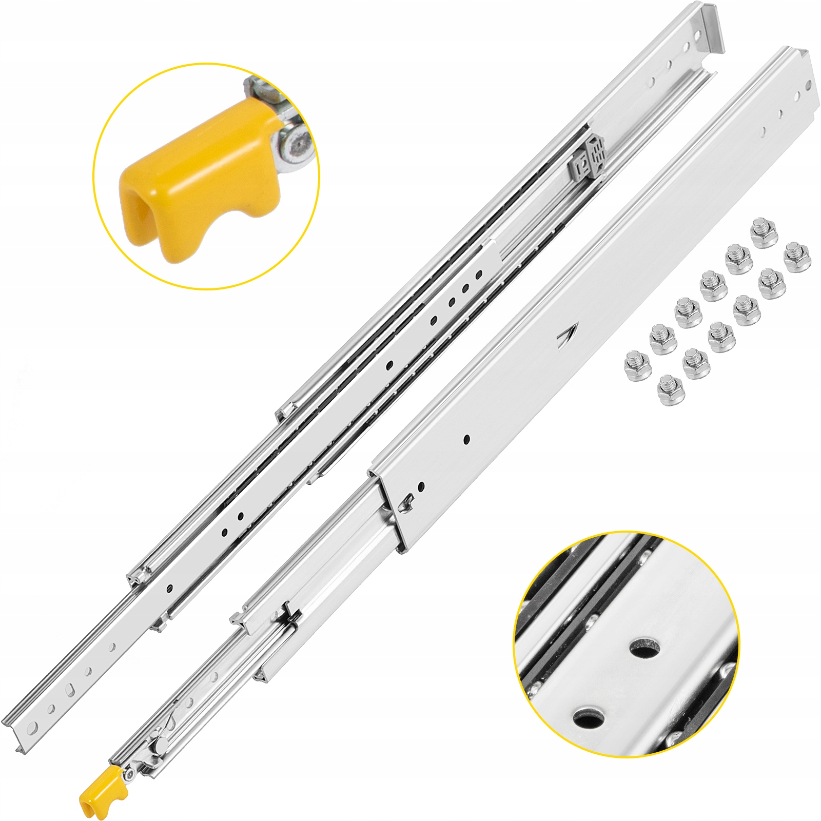 

Vevor Prowadnica Kulkowa do Szuflad 1219x76x19mm