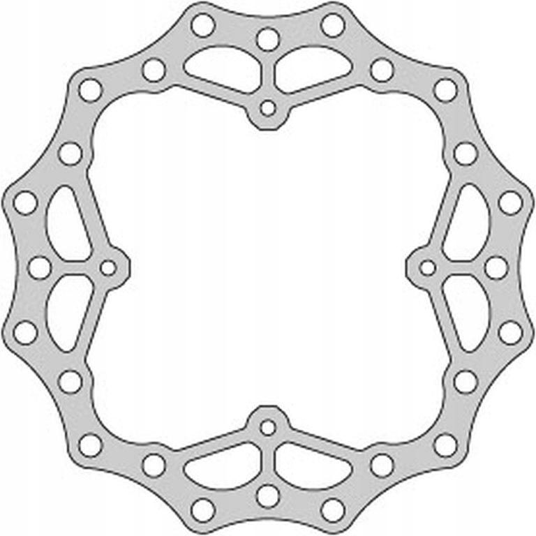 Zadný Brzdový Kotúč Honda Cr 125 '02-07 (240X121X4MM) (4X6,5MM)