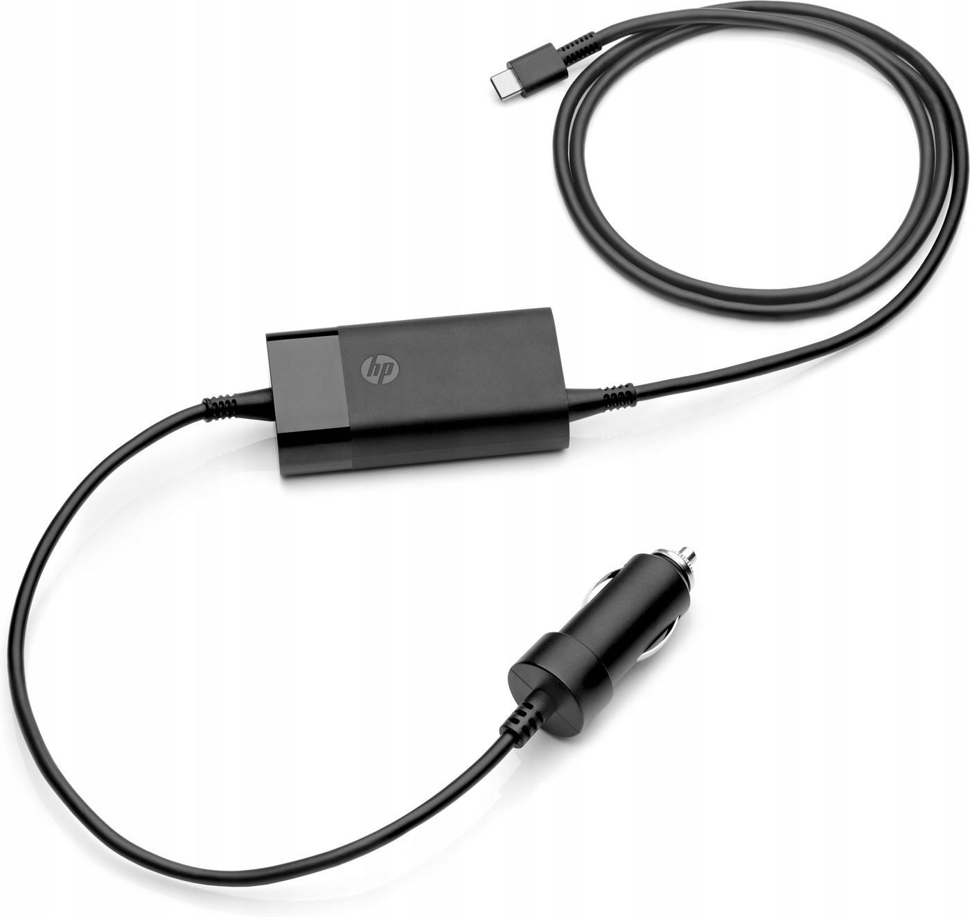 Ładowarka zasilacz samochodowy 65W usb-c Usb-a Hp 5TQ76AA