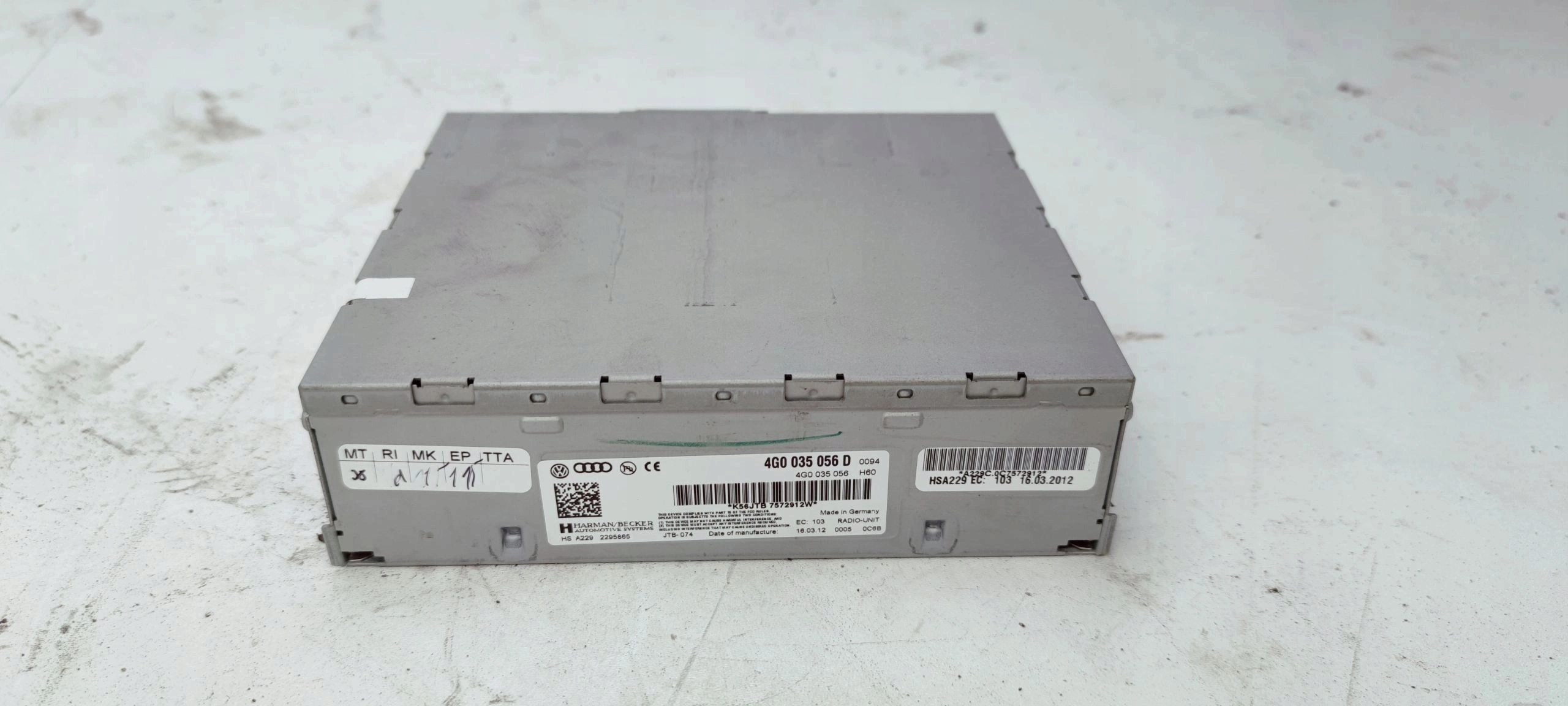 TUNER radio module RADIA AUDI A1 8X A7 A6 A5 4G0035053A