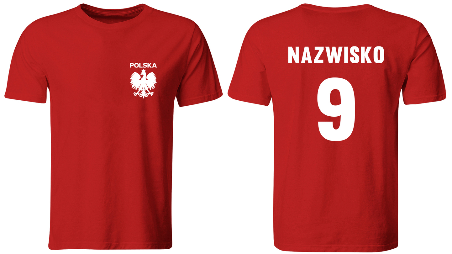 Koszulka Reprezentacji Polski Z Nadrukiem Roz. L