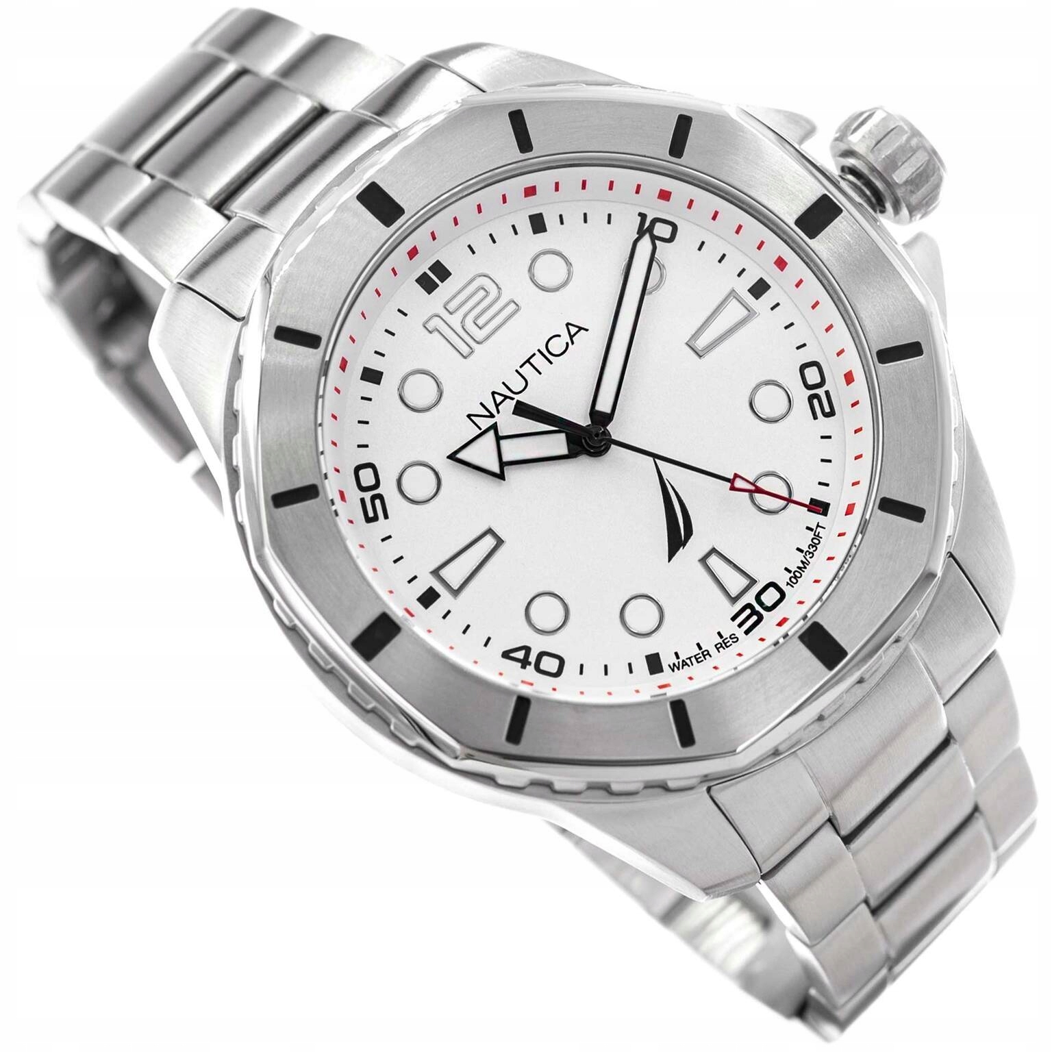 Pánské Hodinky Nautica Koh May Bay NAPKMF204 Vodotěsné Na Náramku