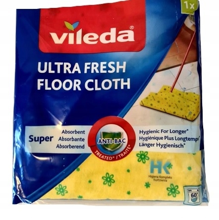 

Vileda Ścierka do podłogi Ultra Fresh żółta 0126