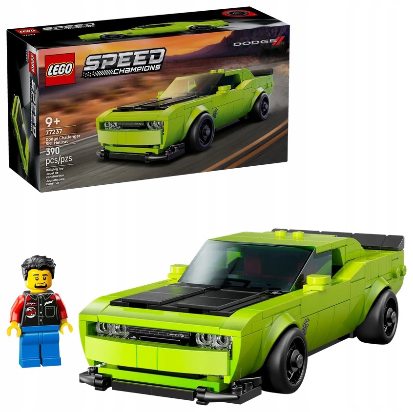 Lego 77237 Speed Champions Sportovní vůz Dodge Challenger Srt Hellcat