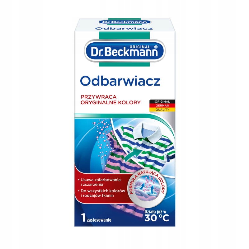 

Dr. Beckmann Odbarwiacz Do Ubrań w Proszku 75 g