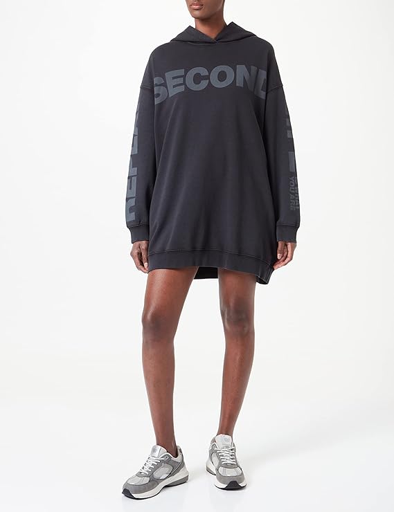 Oversize mikina s kapucí, delší, Replay, Xs