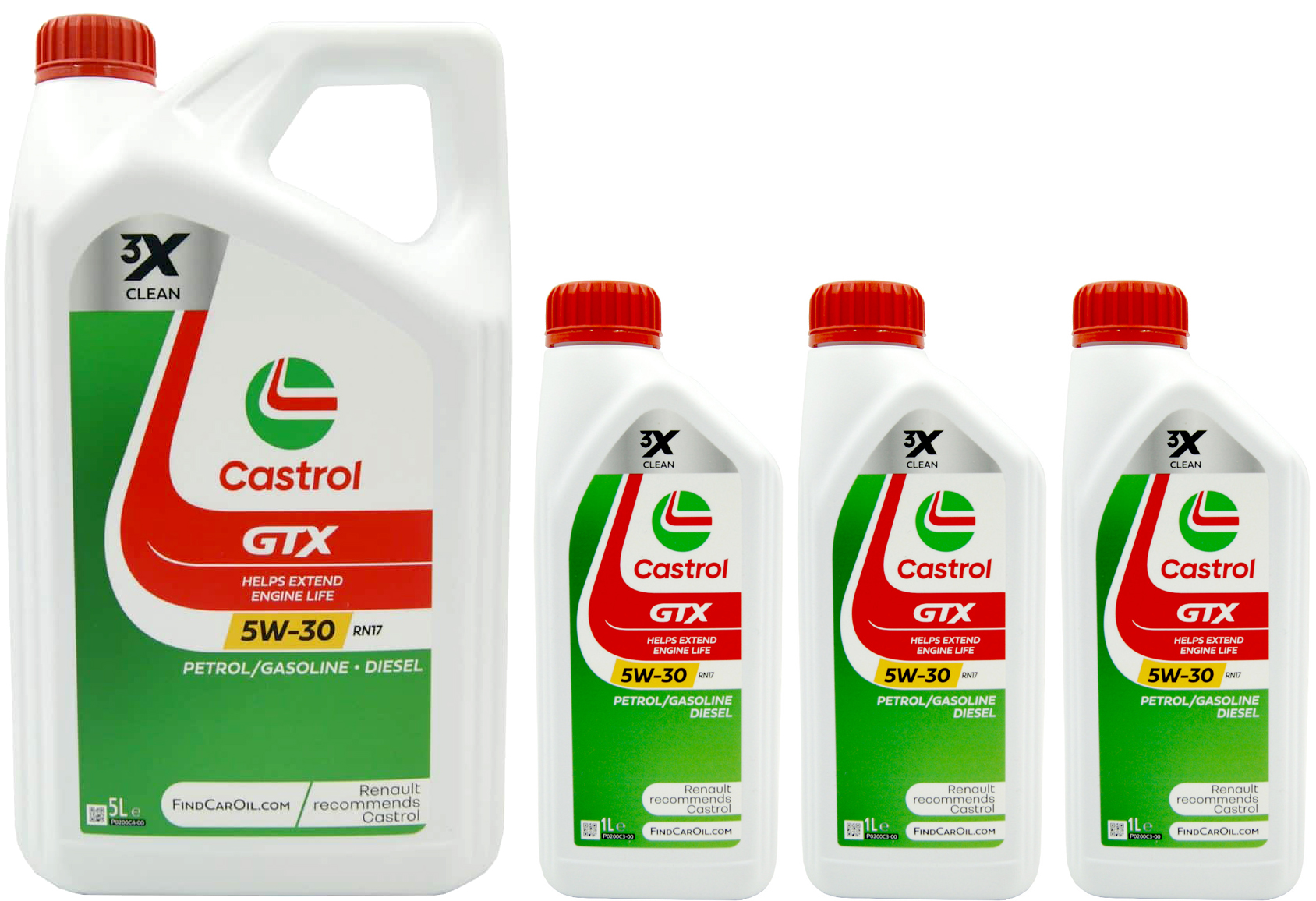 Motorový Olej Castrol Gtx 5W30 RN17 Renault 8L