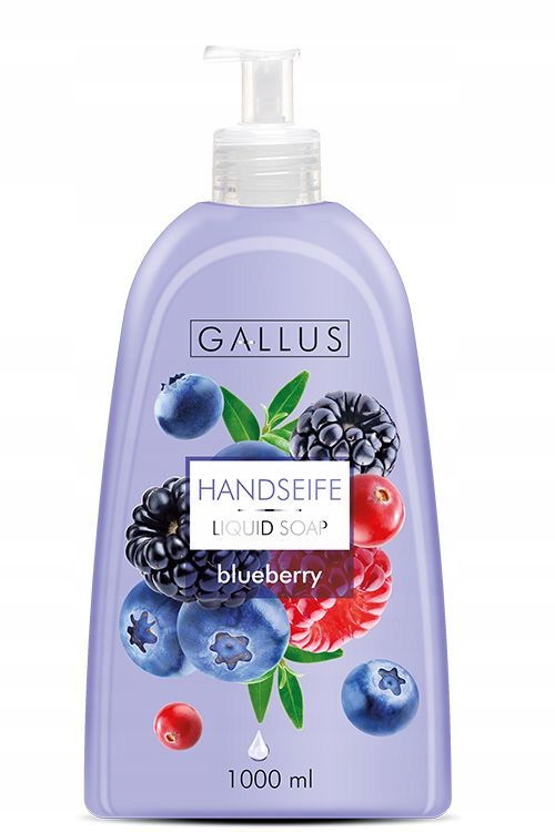 

Gallus Mydło w Płynie z Pompką Blueberry Jagody 1l