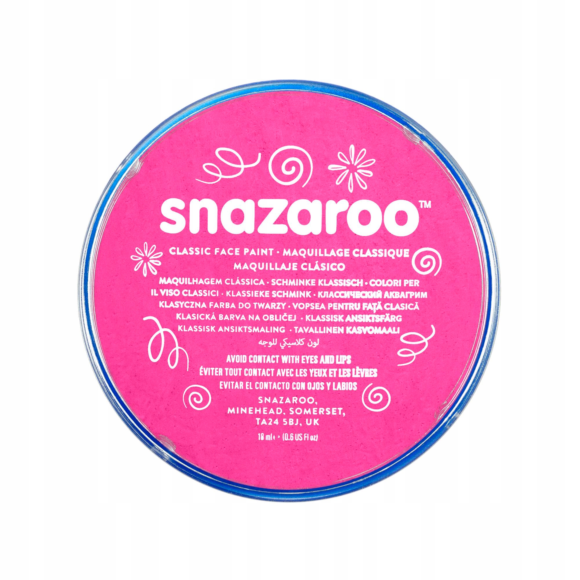 

Farba Do Malowania Twarzy Różowa 18ml Snazaroo
