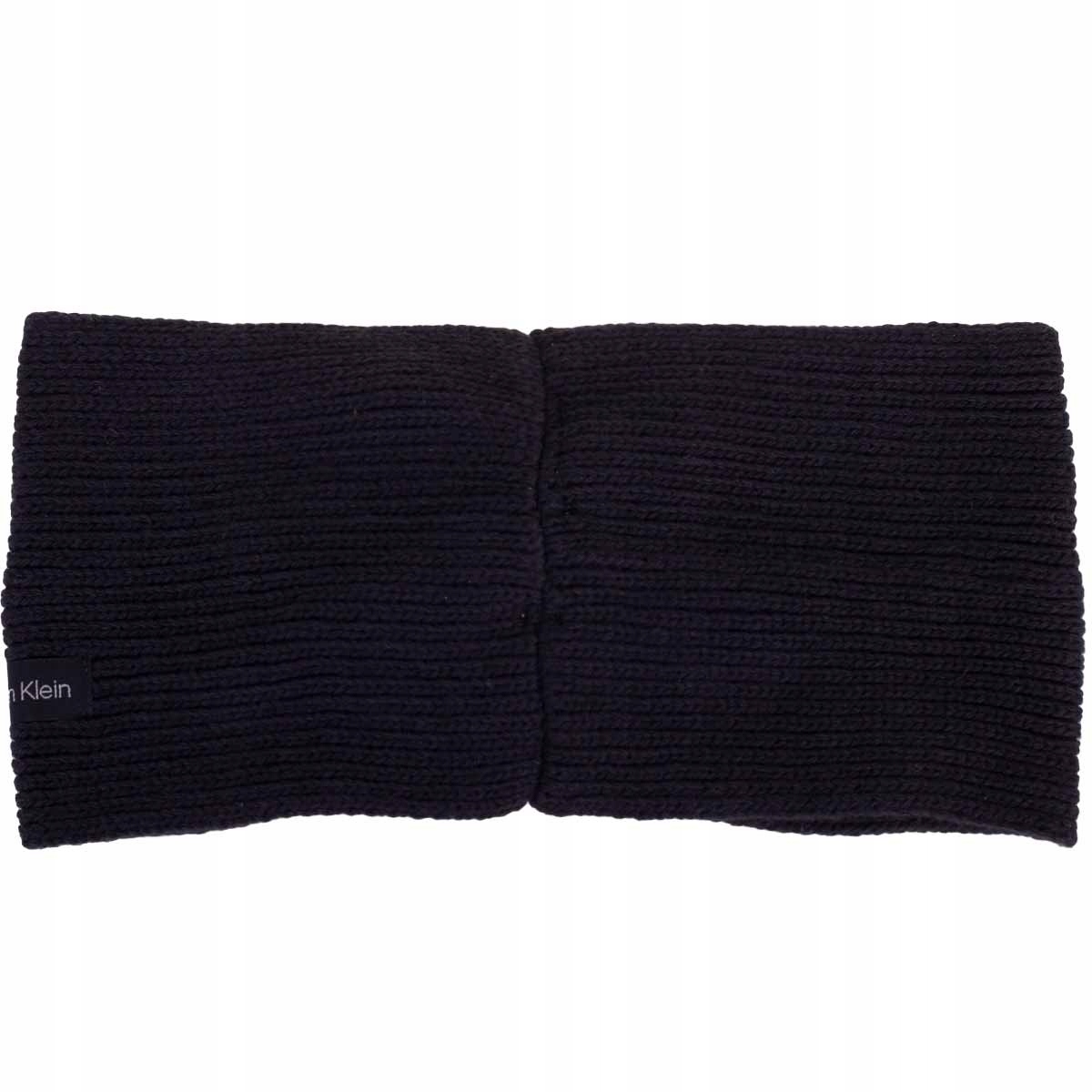 CALVIN KLEIN OPASKA NA GŁOWĘ ESSENTIAL KNIT HEADBAND BLACK Model ESSENTIAL KNIT HEADBAND
