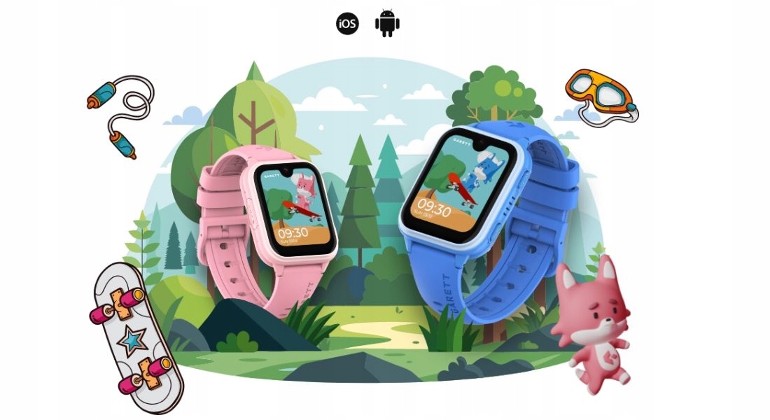 Smartwatch Kids Vibe 4G Amoled Bl Garett