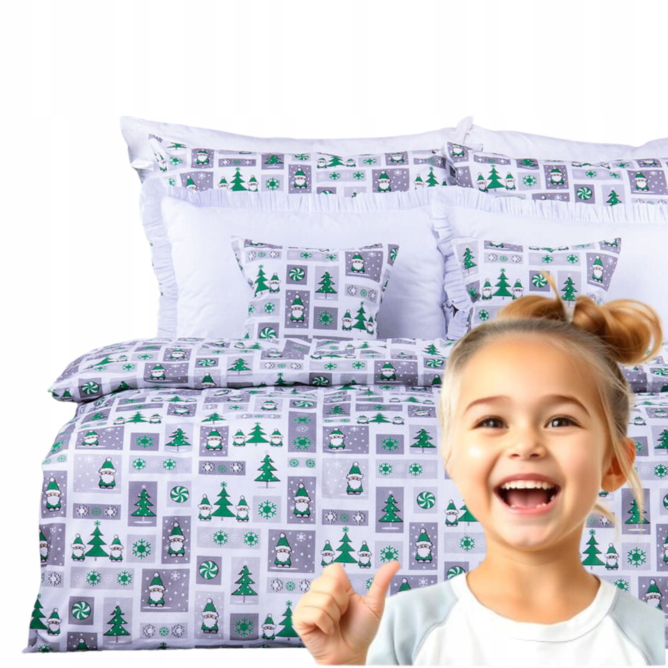 Sada Povlečení 160x200 Bavlna 100% Silná Polská Jako Dárek