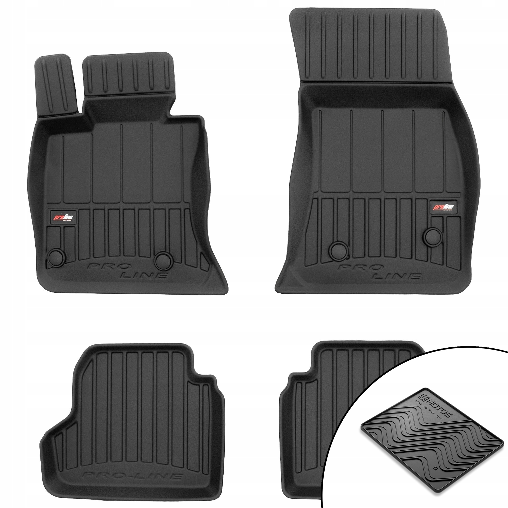3D gumové rohože Bmw radu 4 F32 2013-2020 podložka darček