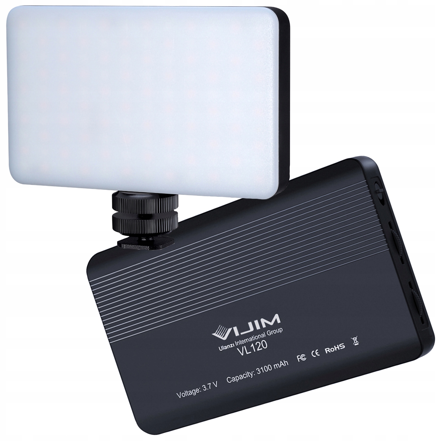Mini Led lampa Ulanzi VL120 s filtry pro Xiaomi Yi 4K Lite