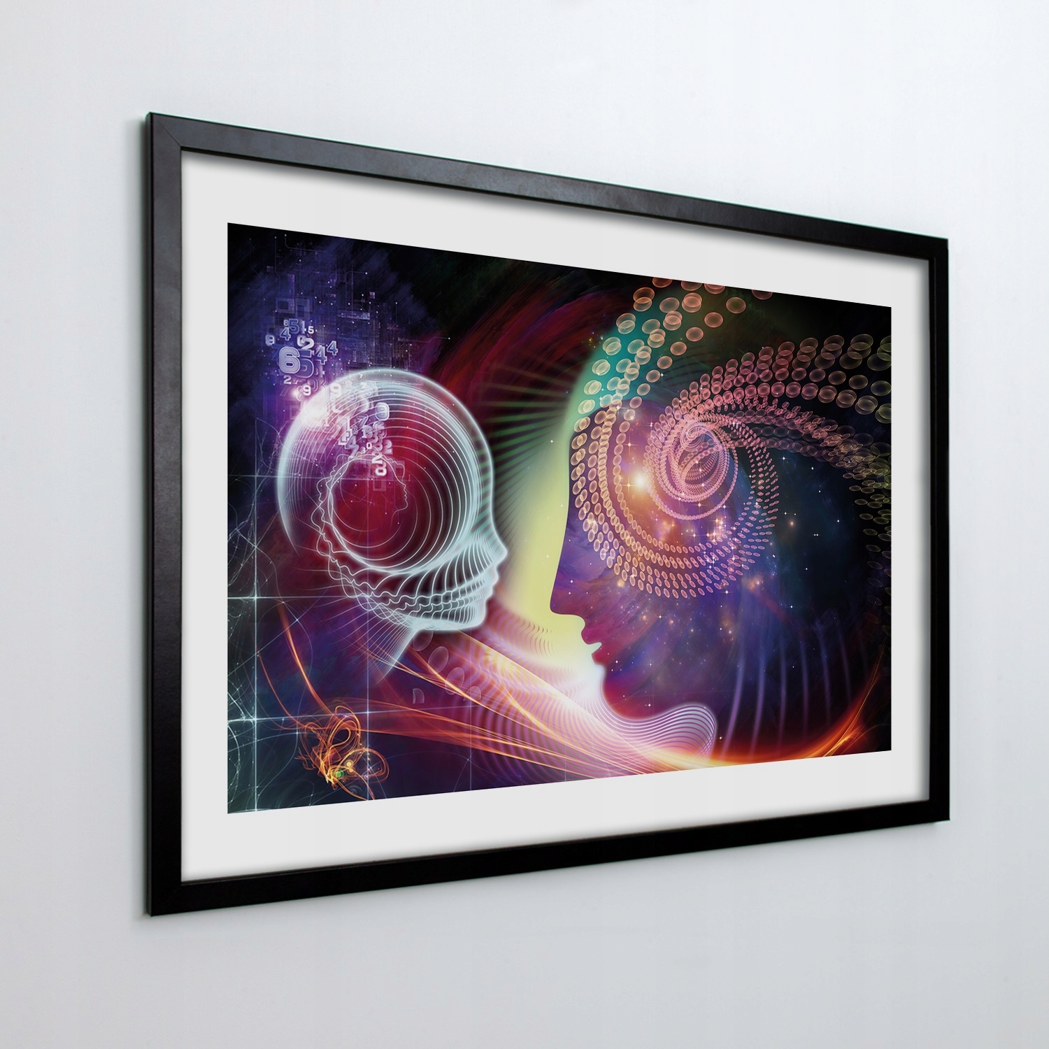 Obraz v ráme na stenu Vnútorné myšlienky 70x50 cm