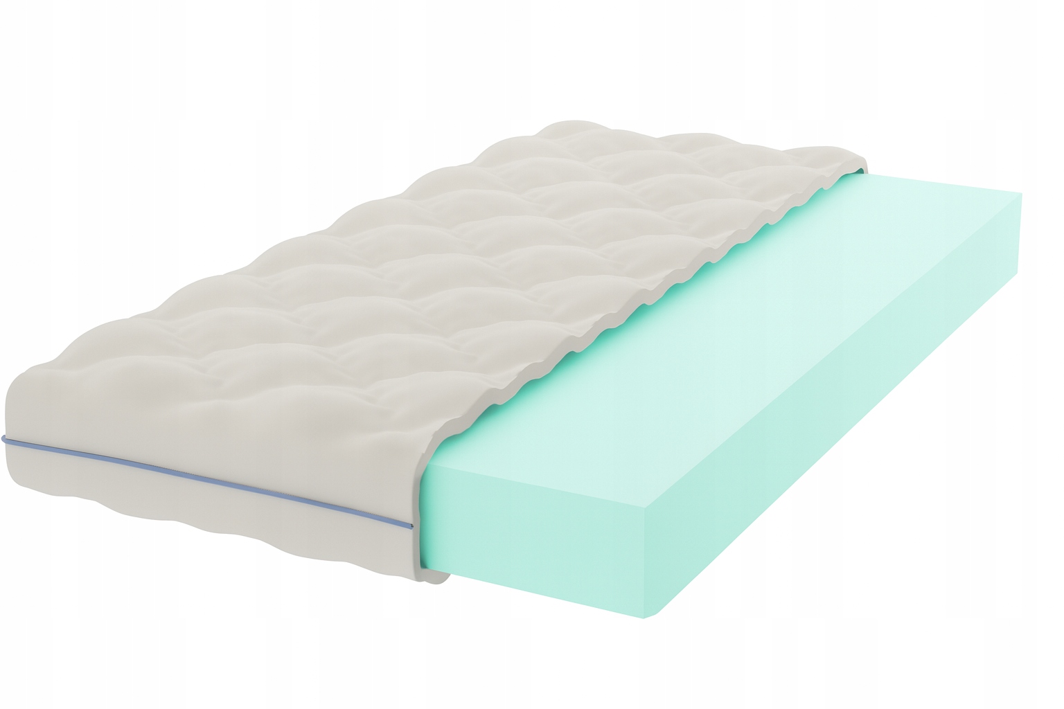 Penový matrac 180x200 11 cm pena Twardy špongia poťah s prešívaním H4 T28