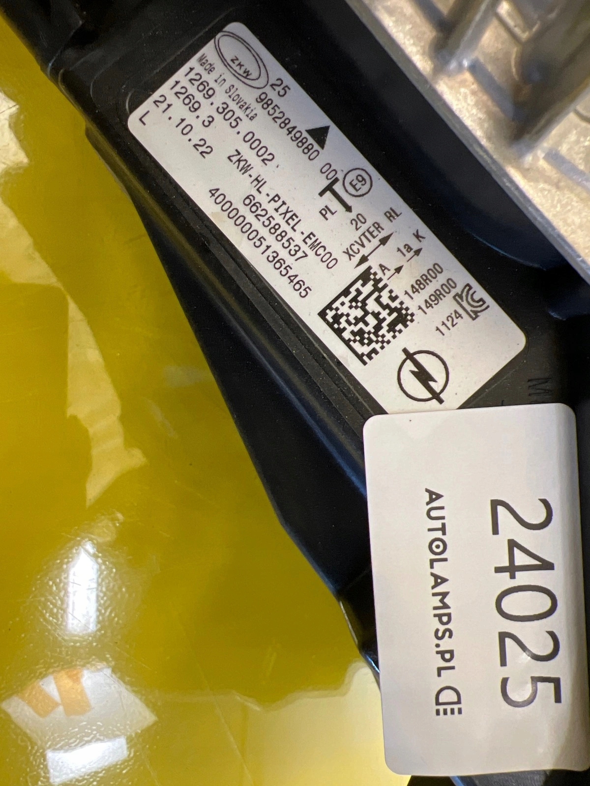 light left Opel Astra 6 VI L 21- Full Led 9852849880