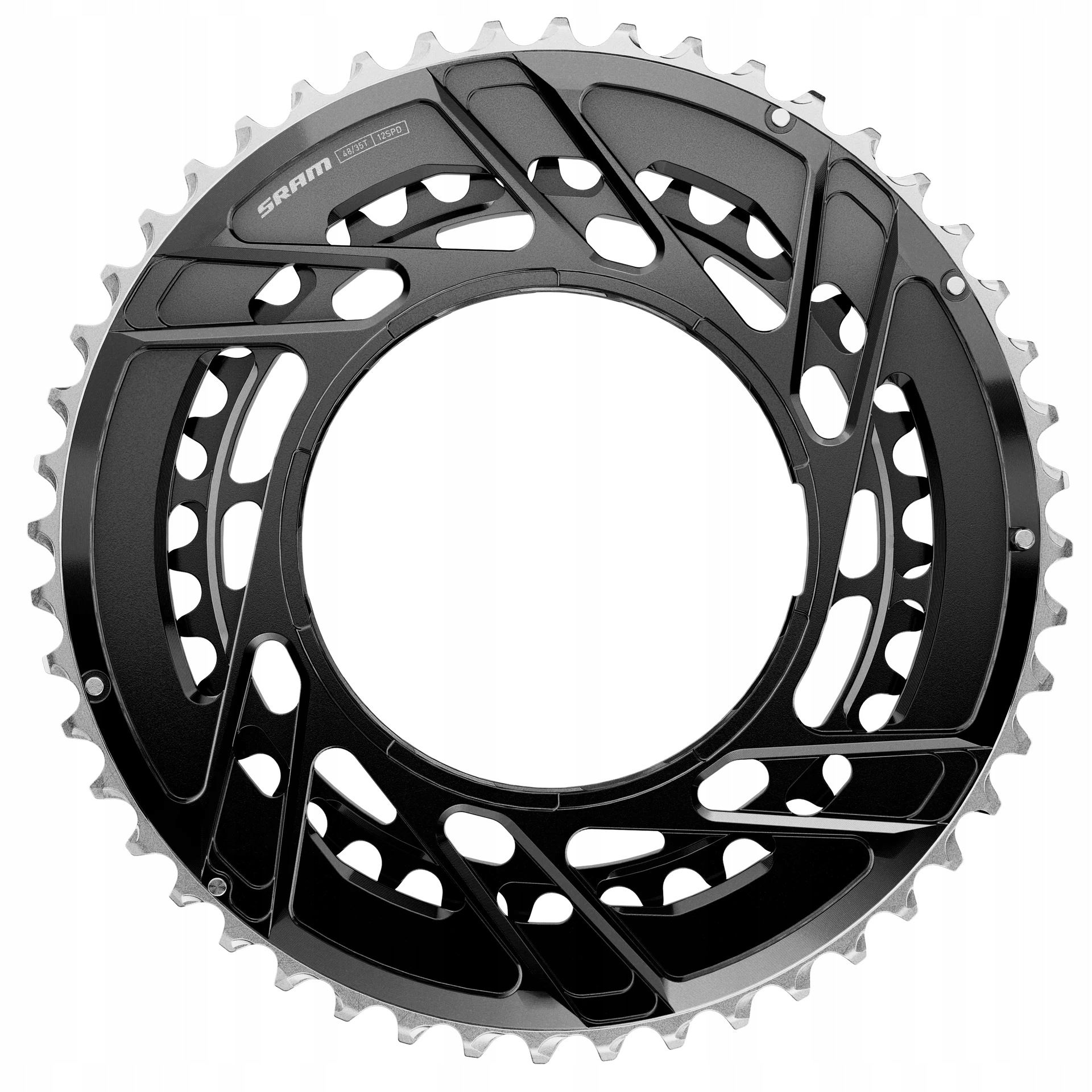 Sram Převodník Sada Powermeter Force E1 50/ 37z. , Alu, Cerná, 12- s. ,
