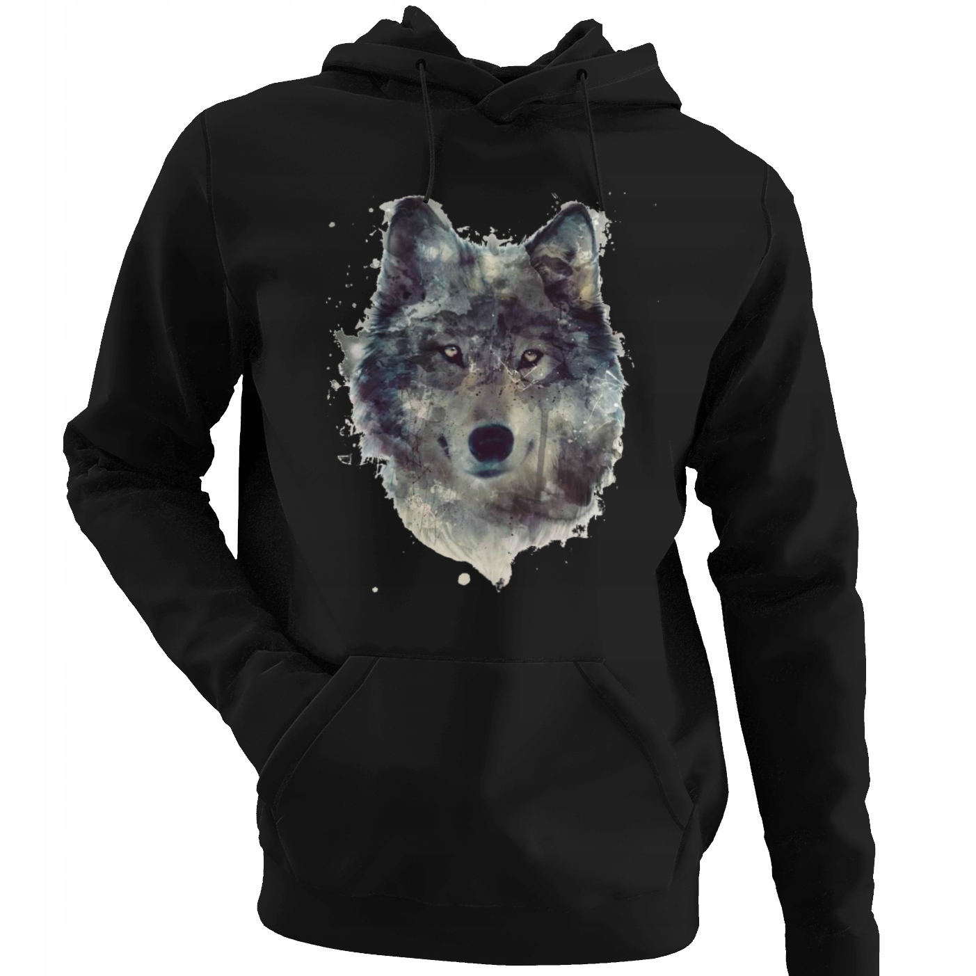

Bluza Wilk Z Wilkiem Męska Z Kapturem