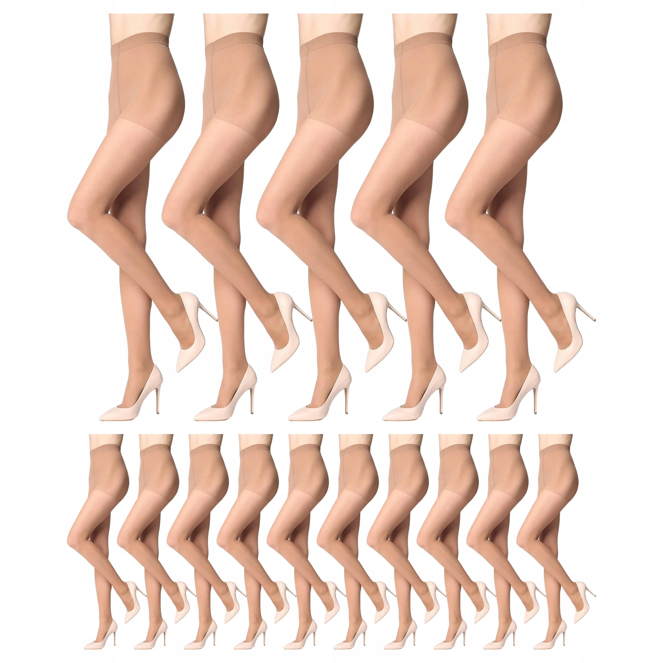 15 x Protikřečové punčocháče Relax 20 den Marilyn Beige 2-S