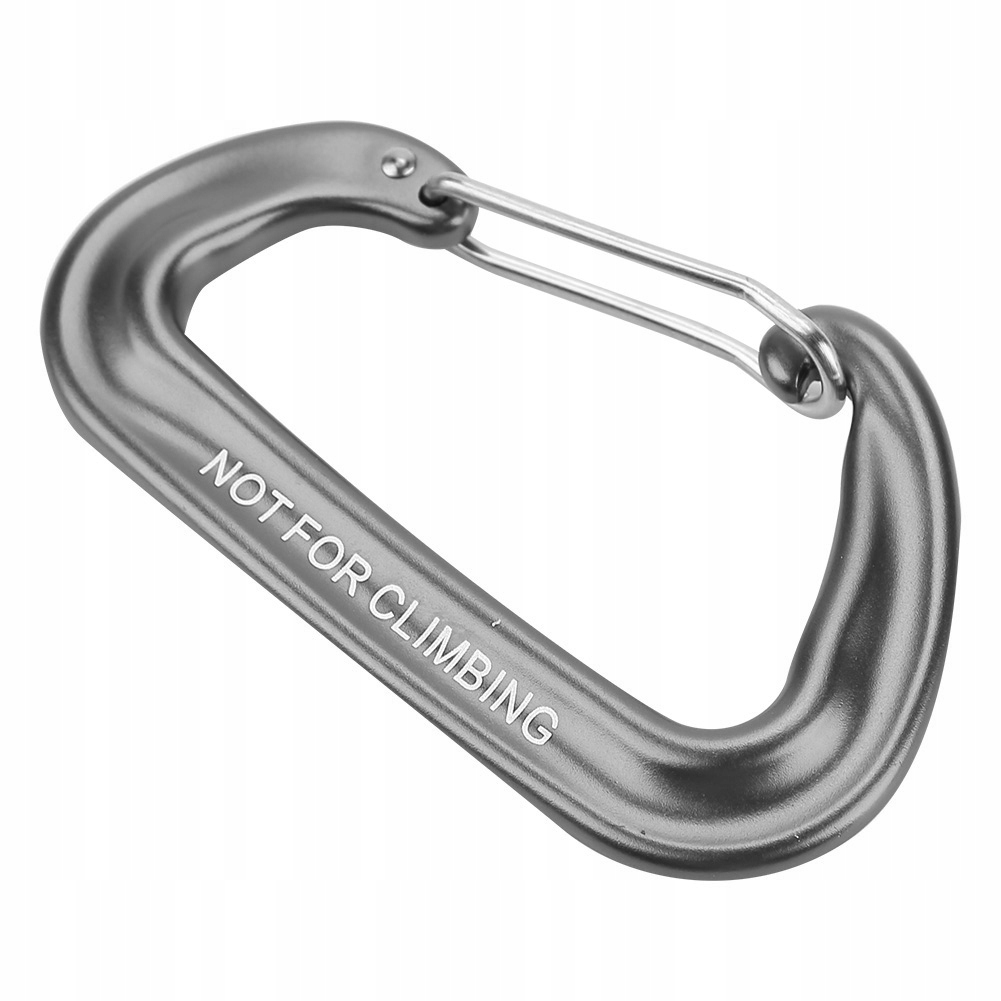 Karabińczyk Karabinek Survival Blokada Aluminium Klamra D Zacisk