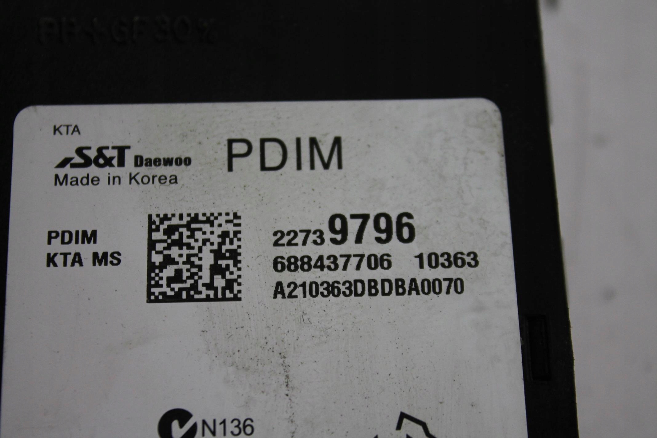 modulo PDIM USB AUX 22739796 OPEL ASTRA J IV