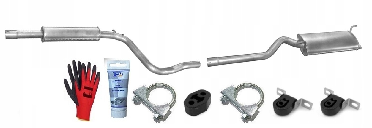 Seat Inca 1.9 SDi Diesel 47kW (11/1995-06/2003) Tlumič sada bonus