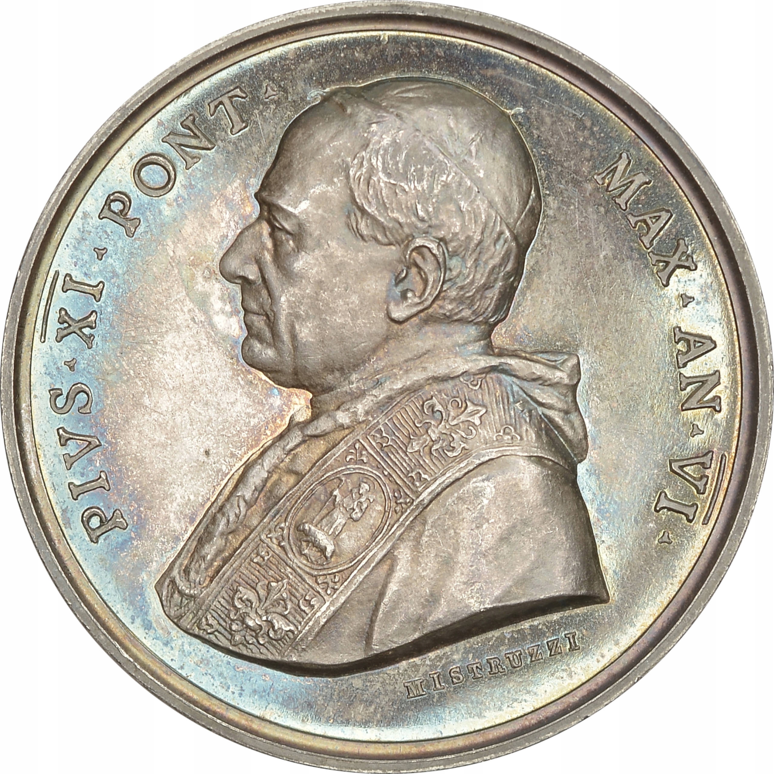 20.PAPIESTWO, MEDAL - RZYM, NIŻSZE SEMINARIUM 1927