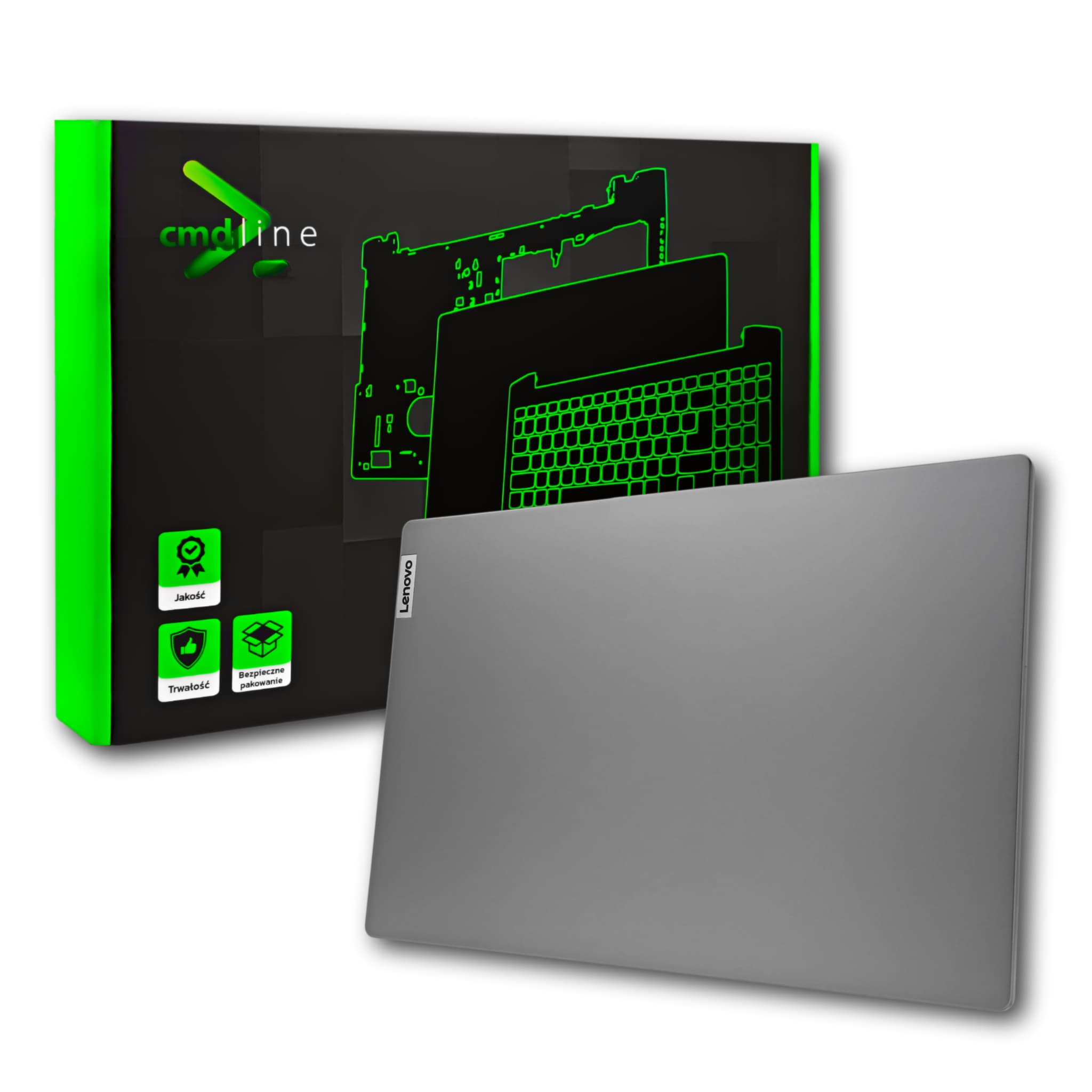 Klapa Matrycy Do Lenovo Ideapad 5 15ALC05 15ARE05 Grey