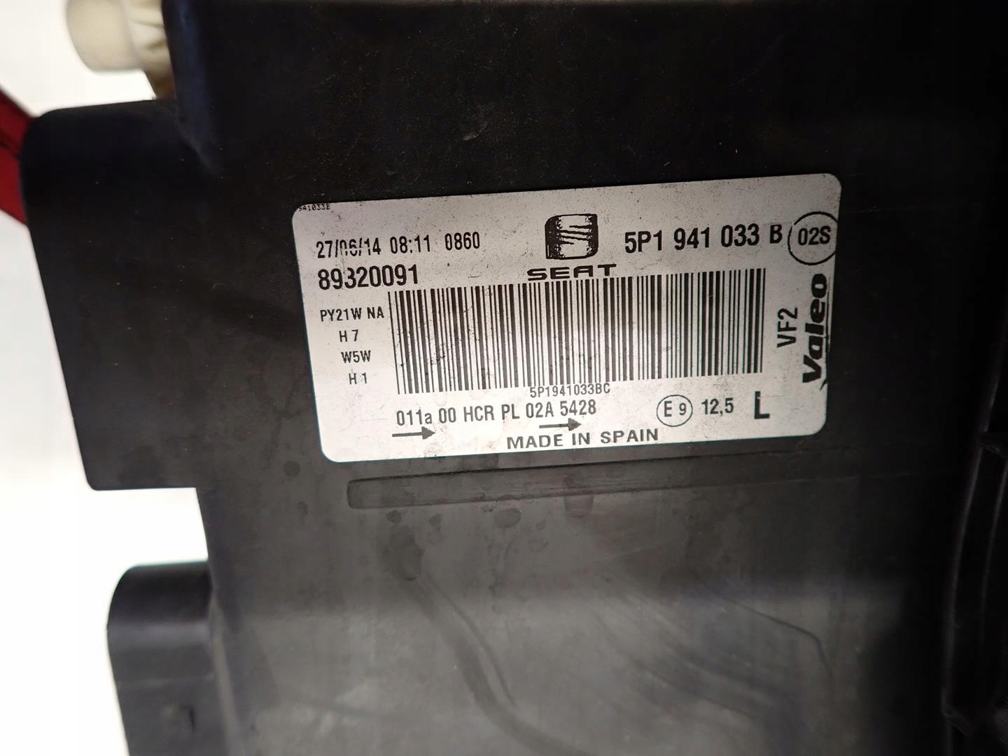 light front front left SEAT LEON II LIFT ALTEA TOLEDO 2009- 5P1941033B