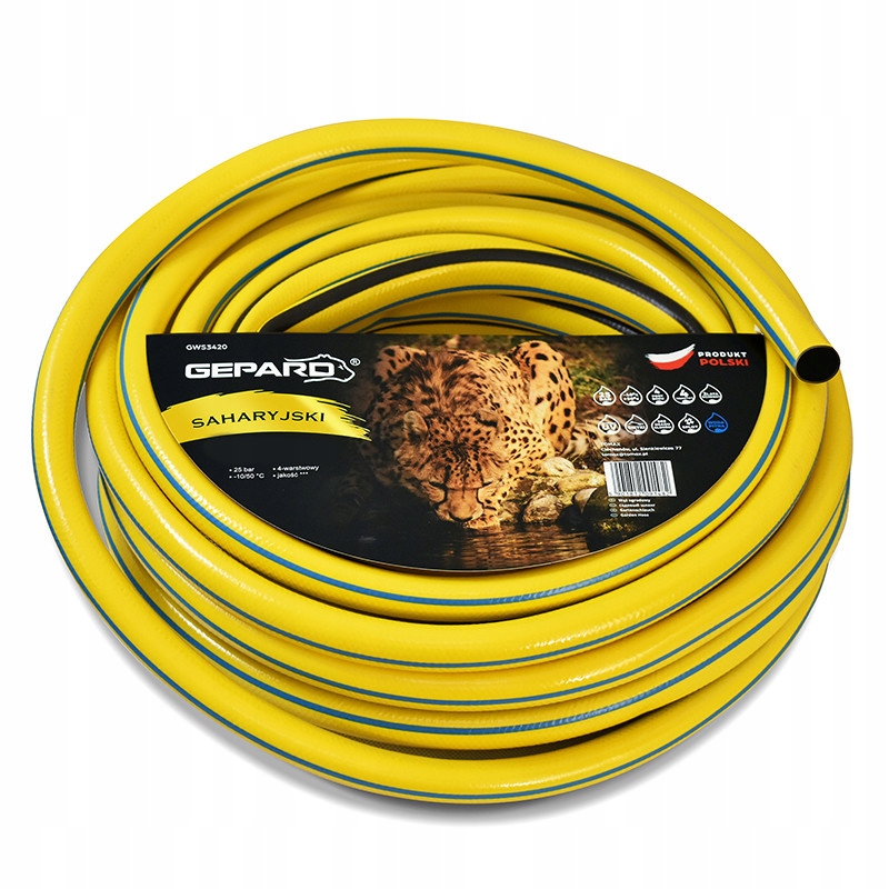 

Wąż Ogrodowy 4-WARSTWOWY Saharyjski 3/4" 20M