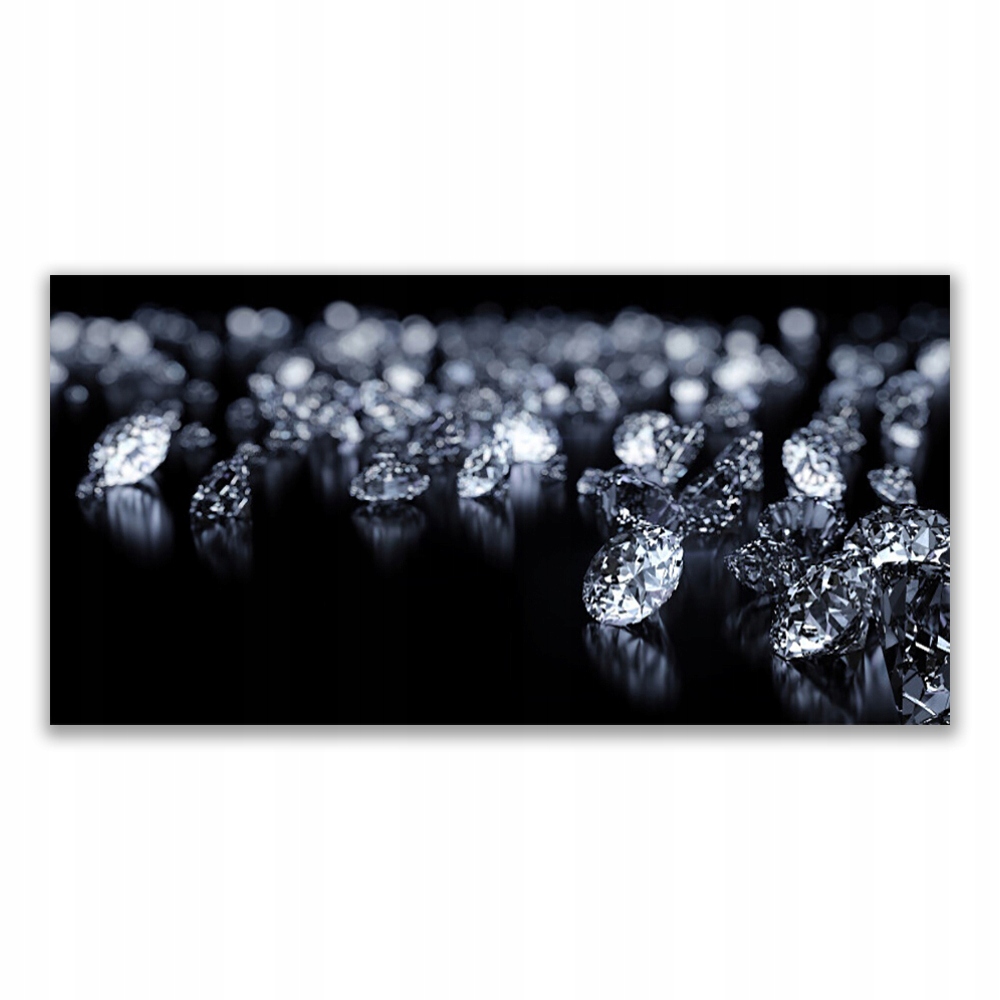 

Fotoobraz akryl z grafiką 120x60 Diamenty Sztuka