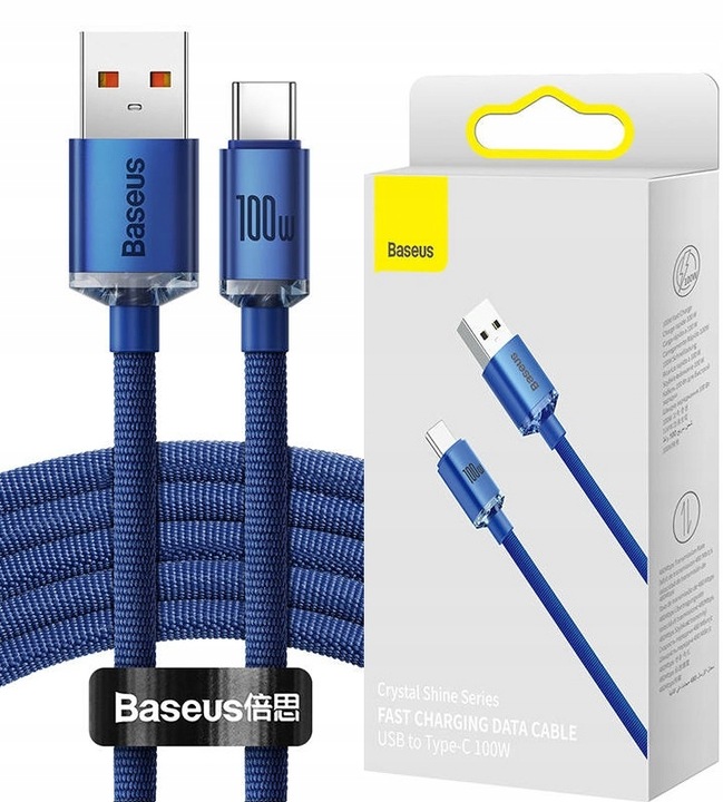 

Baseus Kabel Przewód Usb Usb-c Crystal Shine Qc 2M