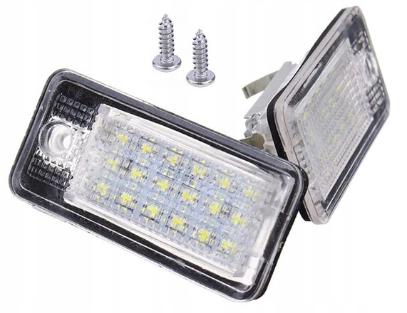 

Lampki Led Rejestracja Audi A3 8P A4 B6 B7 A6 C6