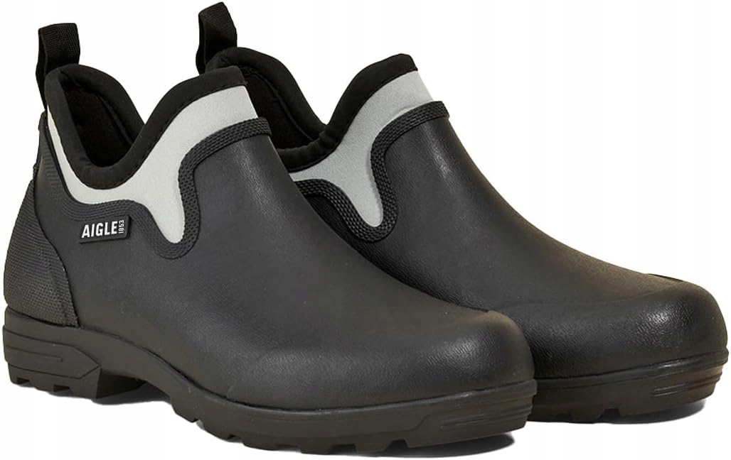 Aigle Černé Holínky S Bílým Povrchem 40 6AC