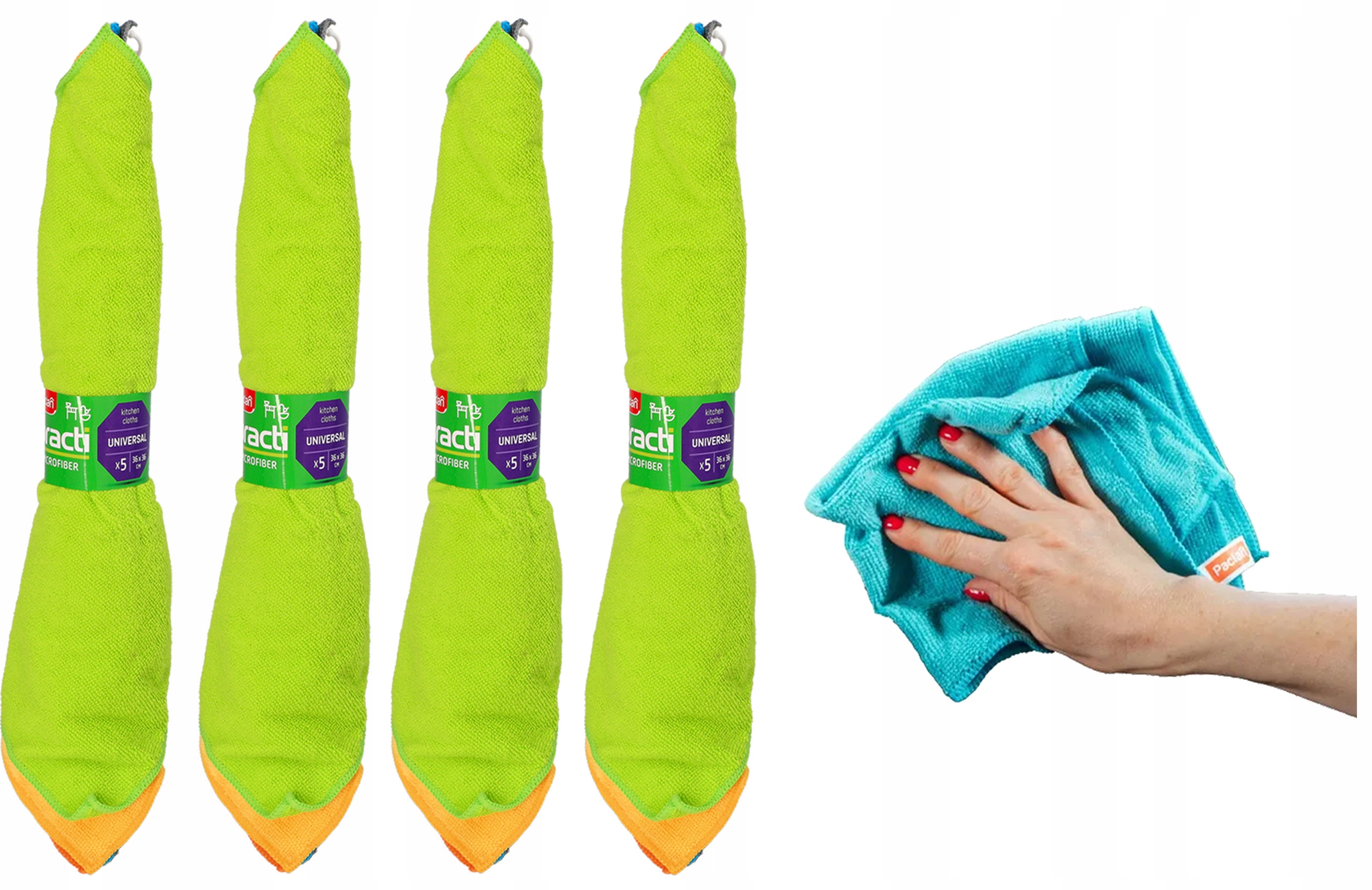 

Ściereczki z mikrofibry samochodowe 20 szt Paclan