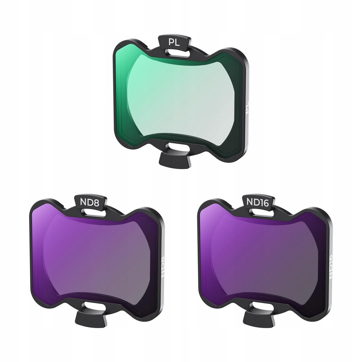 Sada filtrů 3v1 Polarizační Pl Šedá Nd ND8 ND16 pro Dji Avata 2 K&f