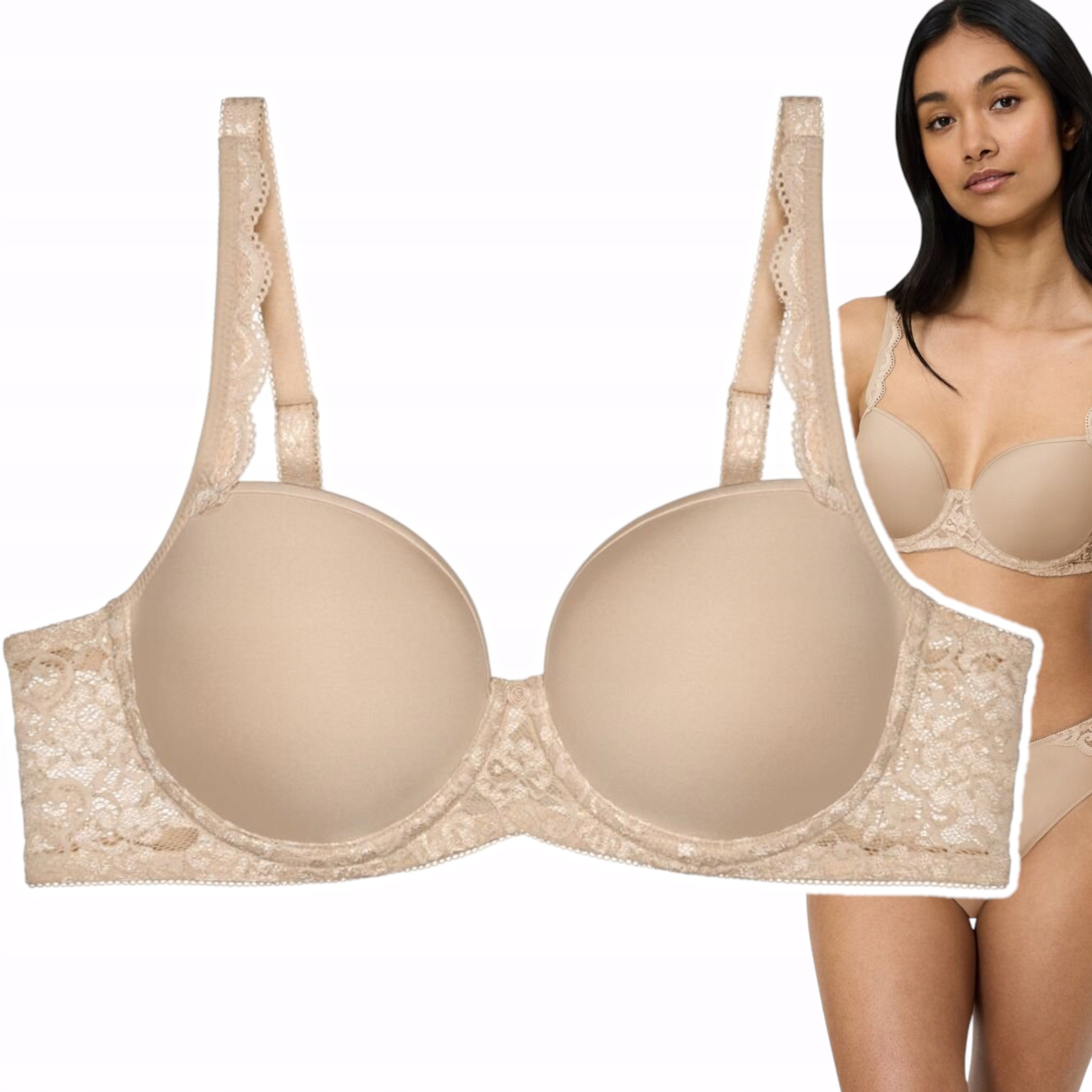 Podprsenka Triumph Amourette Wp Béžová F 80 Stanik Spacer S Kosticemi