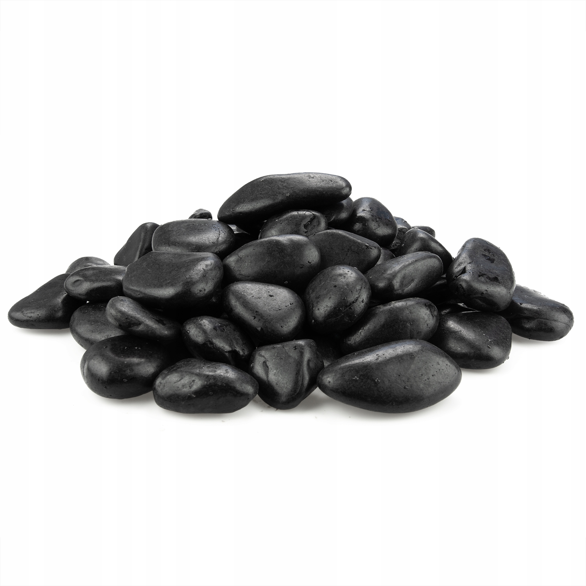 Otoczak Czarny Z Połyskiem Kamień Do Akwarium 100g Długość (cm) 3 cm