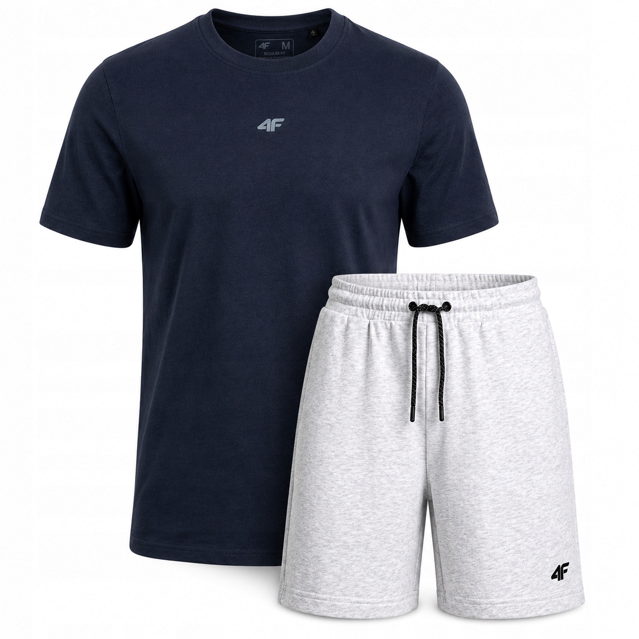 4F Pánské Tričko Kraťasy Komlet Sportovní Set Pro Každodenní Nošení 4XL SS26