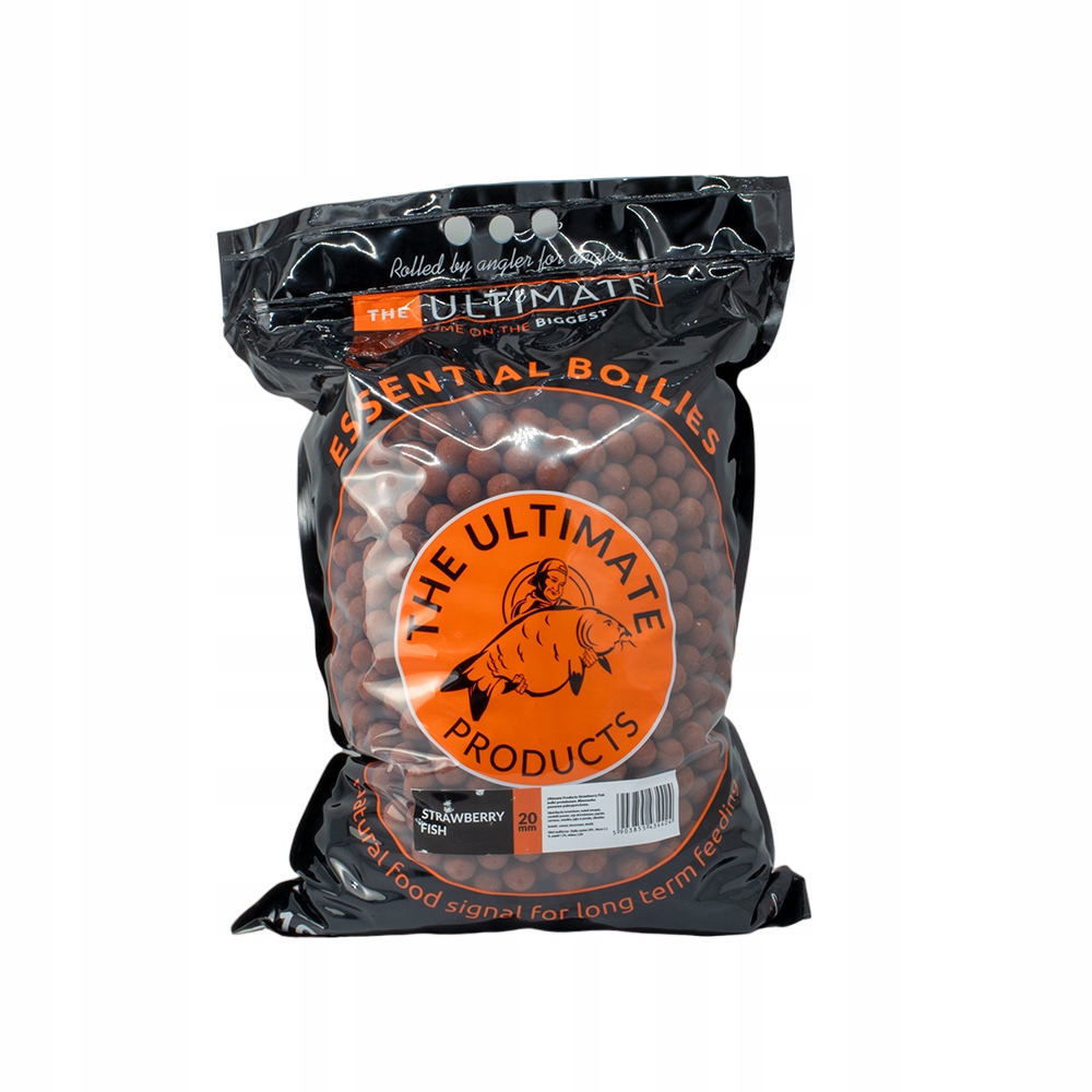 The Ultimate Essential Strawberry Fish 20mm 10kg kulki zanętowe