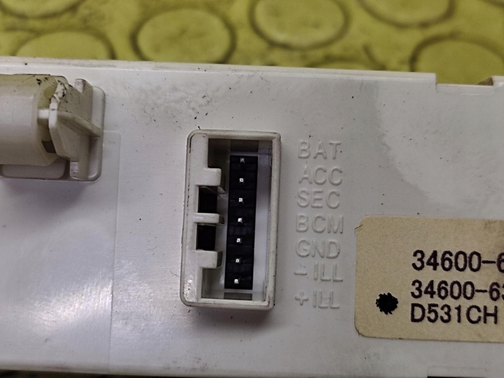 SUZUKI SWIFT IV display 3460063J51