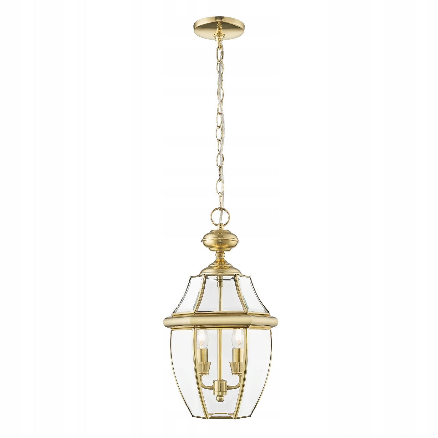 Lampa wisząca Cosmo Light Whitley P02890AU 2xE14 Szklana Złota IP23