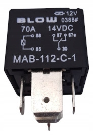 

Przekaźnik 12V 70A 4120 MAB112C1 5 Pin